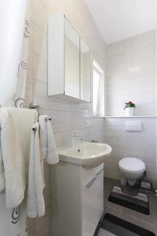 Koupelna v ubytování House Ivica