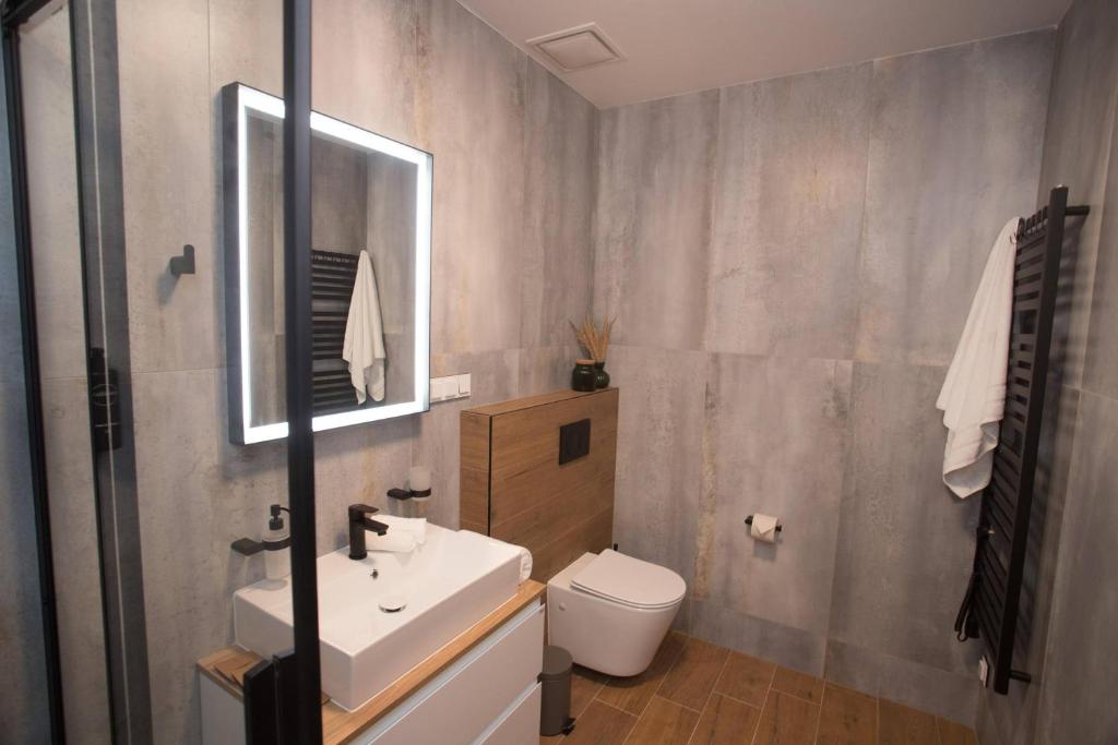 Koupelna v ubytování Wellness Hotel Zavadilka
