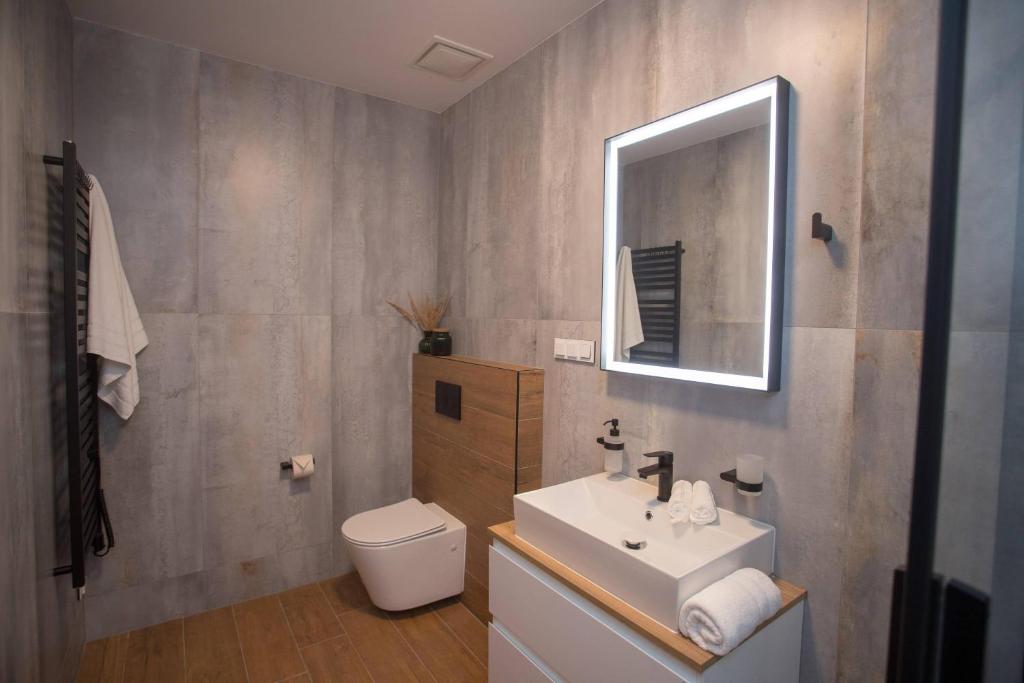 Koupelna v ubytování Wellness Hotel Zavadilka