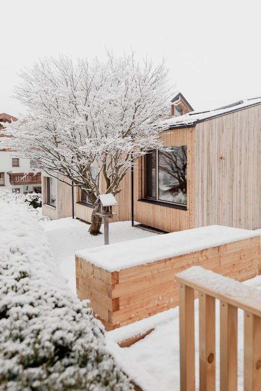 biYou Ecoquartier in den Bergen v zimě