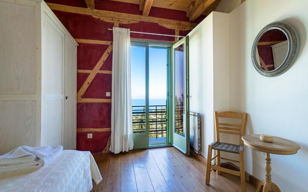 Postel nebo postele na pokoji v ubytování melivaro villa