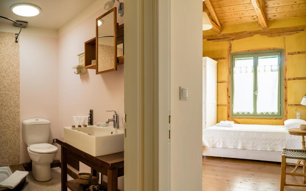 Koupelna v ubytování melivaro villa