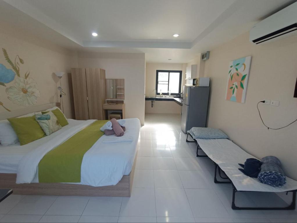 Postel nebo postele na pokoji v ubytování Villa LunaSole Samui