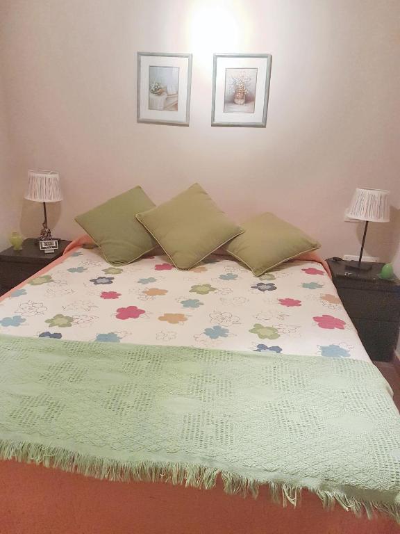 Posteľ alebo postele v izbe v ubytovaní Apartment with balcony in Santiago del Teide 40 m² with sea view
