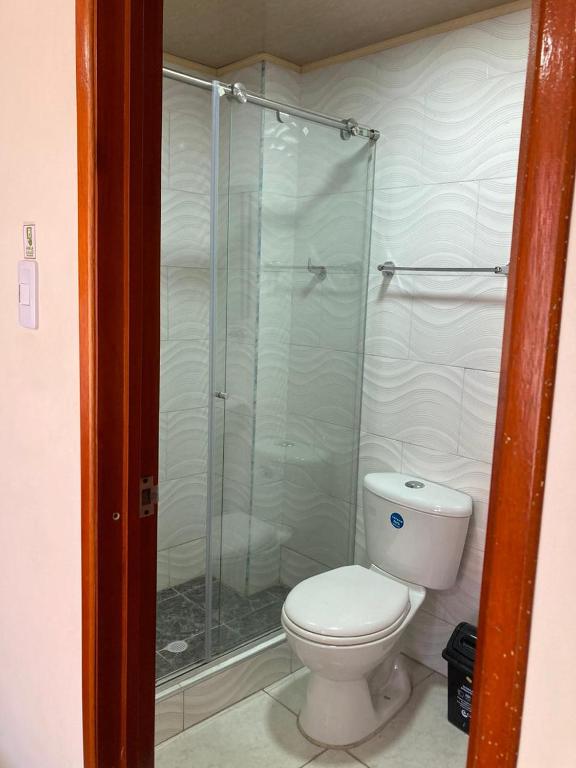Koupelna v ubytování Hotel Imperial