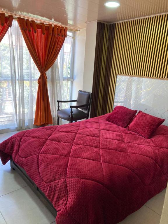 Postel nebo postele na pokoji v ubytování Hotel Imperial