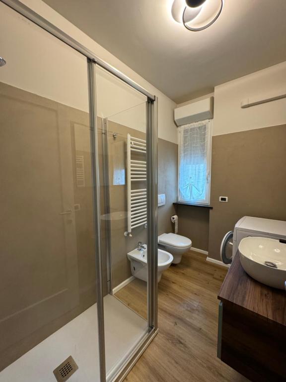 A bathroom at Vista Mare Apartment