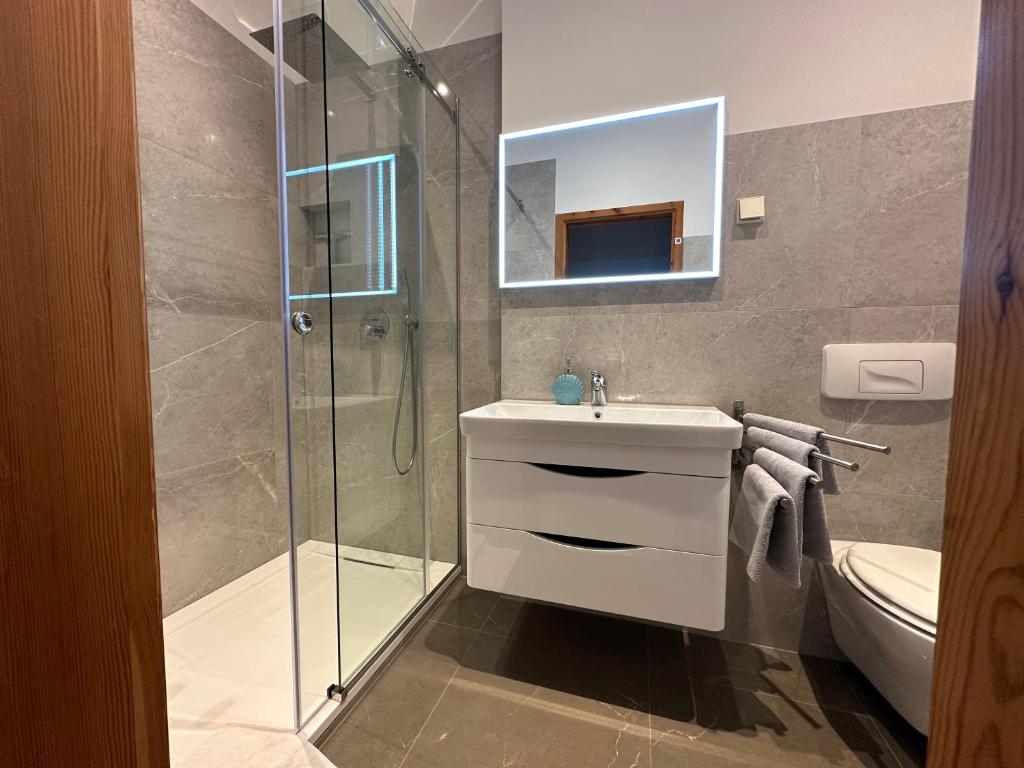 Kúpeľňa v ubytovaní Apartments Bacak