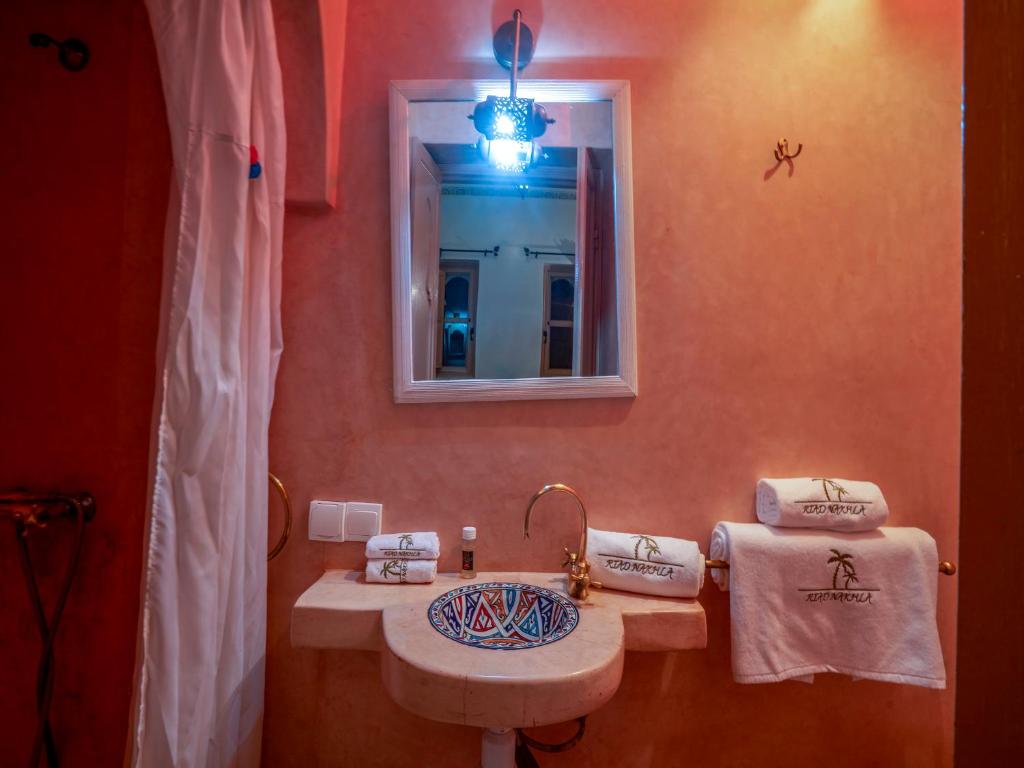 Koupelna v ubytování Riad Dar Nakhla