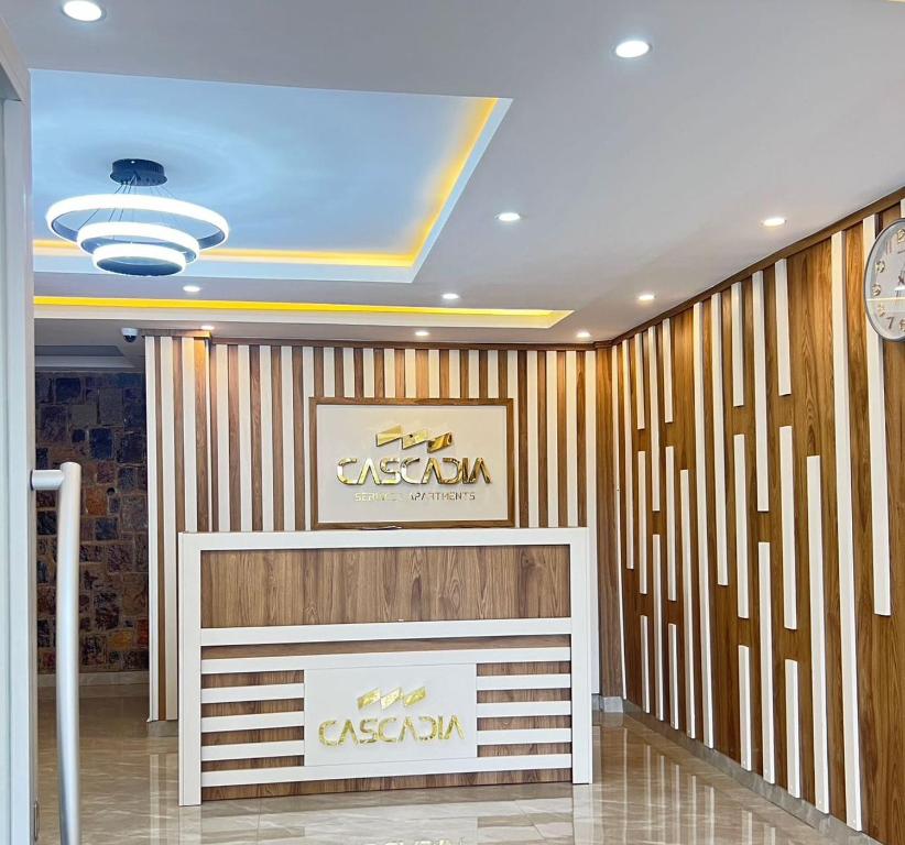 Certifikát, hodnocení, plakát nebo jiný dokument vystavený v ubytování Cascadia Apartments Kigali