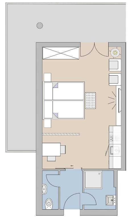 Půdorys ubytování Aparthotel Klopeinersee
