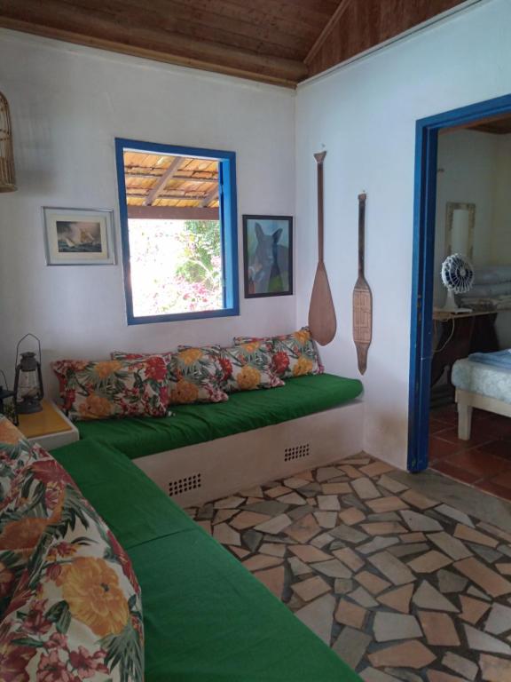 Χώρος καθιστικού στο Casa da Jô