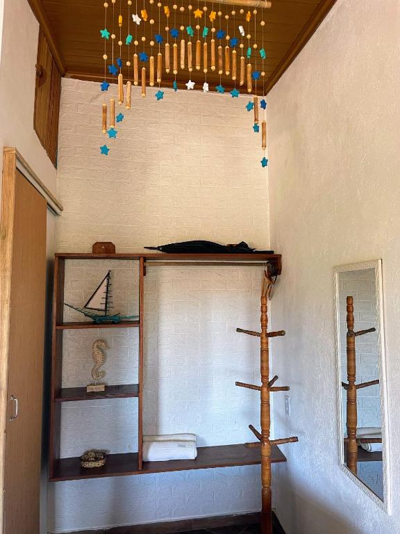 Postel nebo postele na pokoji v ubytování Suites Casa Azul-Vila do Abraão- conforto, limpeza, ótima localização