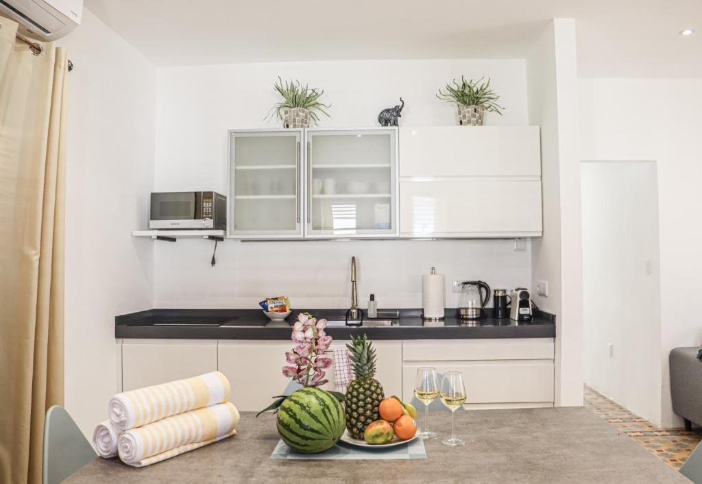 Kuchyň nebo kuchyňský kout v ubytování Sapphire Residence
