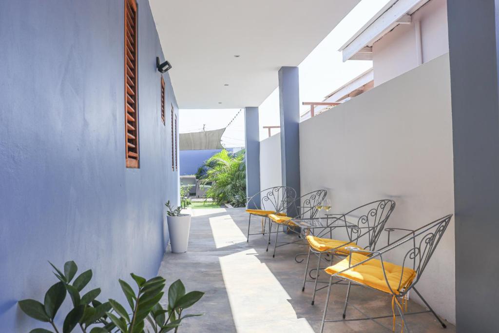 Balkón nebo terasa v ubytování Sapphire Residence