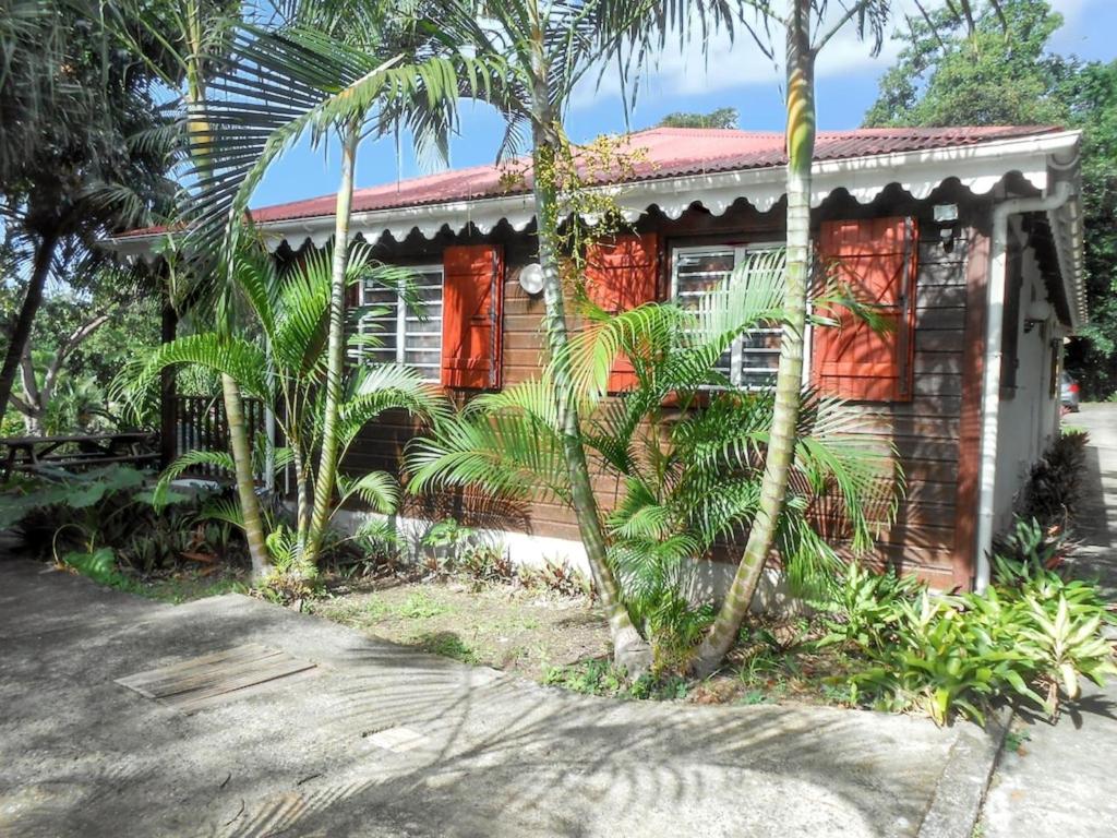 Zahrada ubytování Maison charmante à Deshaies avec vue sur montagne + jardin