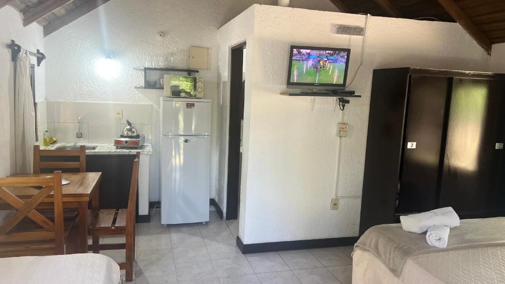 Kuchyň nebo kuchyňský kout v ubytování Refugio del Solís