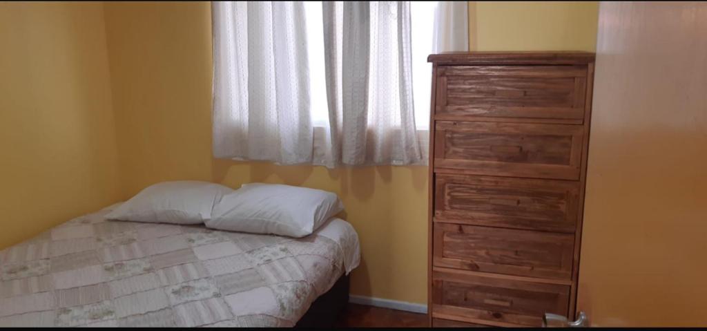 Voodi või voodid majutusasutuse Hostal El Descanso toas