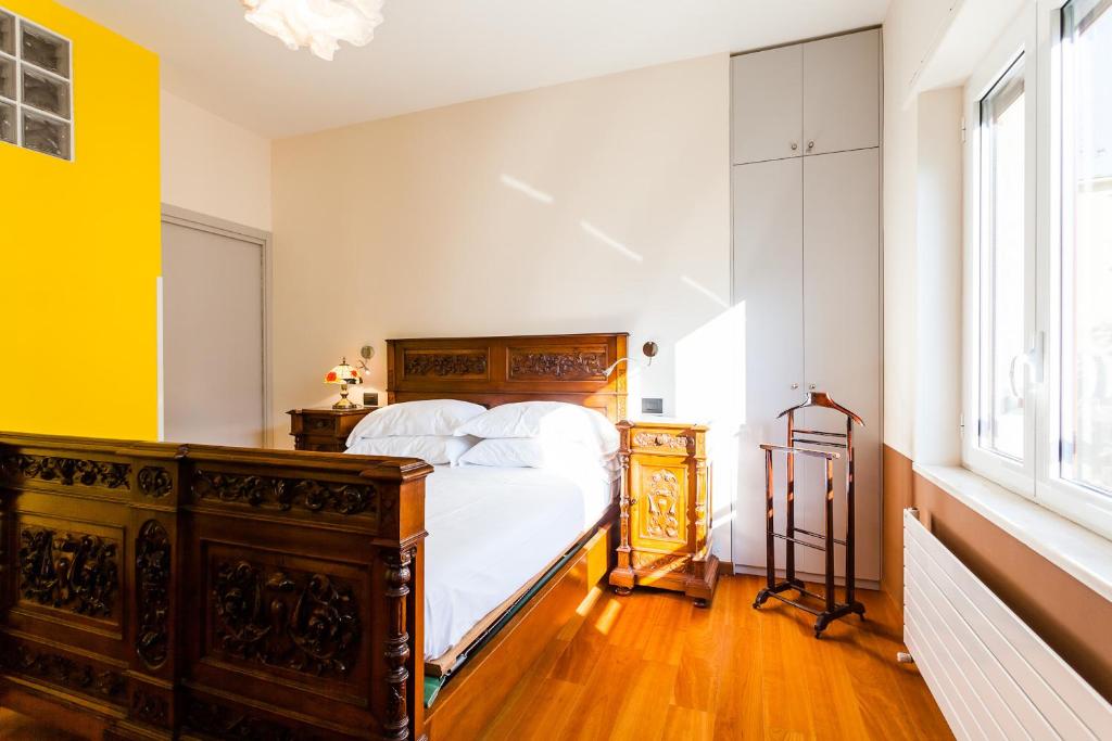 Posteľ alebo postele v izbe v ubytovaní Sorrento Central Flats
