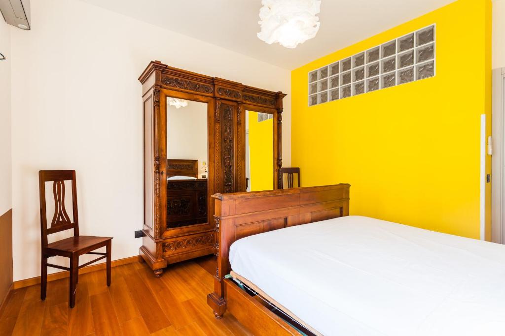 Posteľ alebo postele v izbe v ubytovaní Sorrento Central Flats