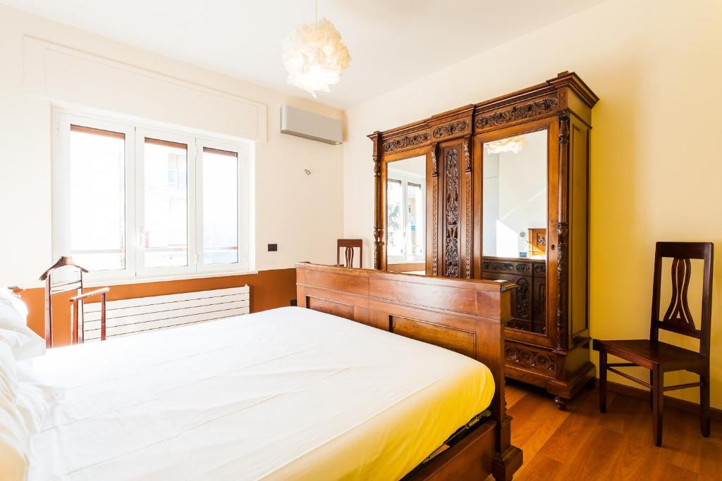 Posteľ alebo postele v izbe v ubytovaní Sorrento Central Flats