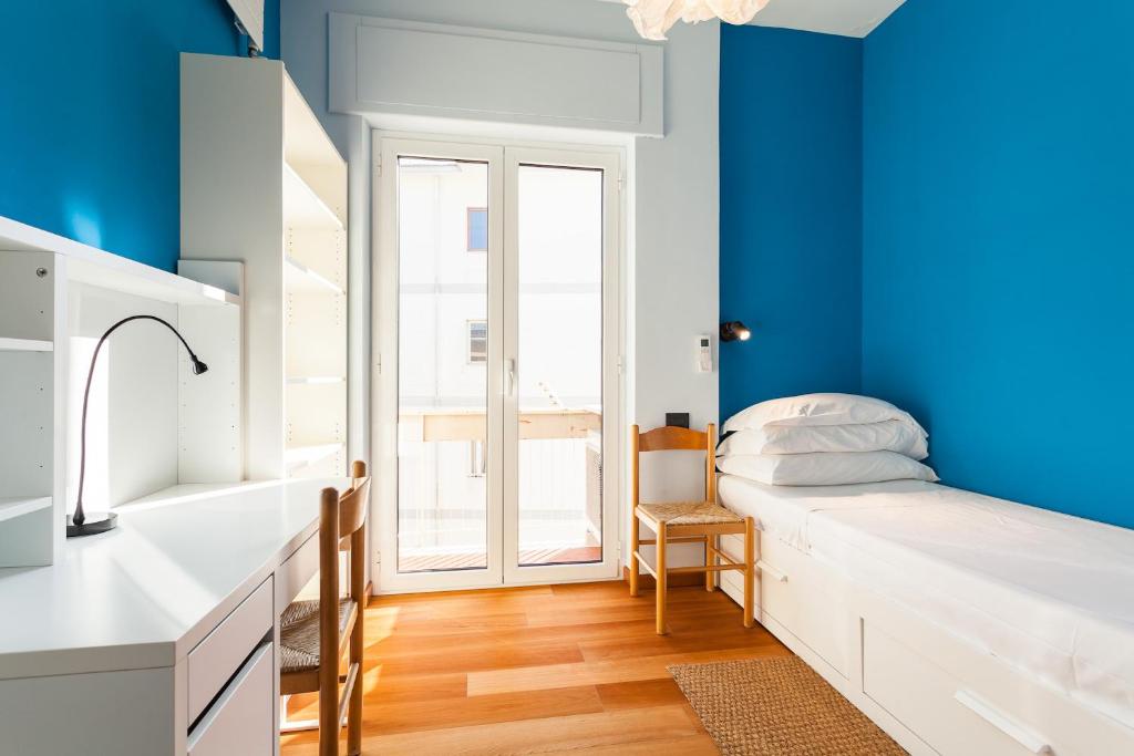 Posteľ alebo postele v izbe v ubytovaní Sorrento Central Flats