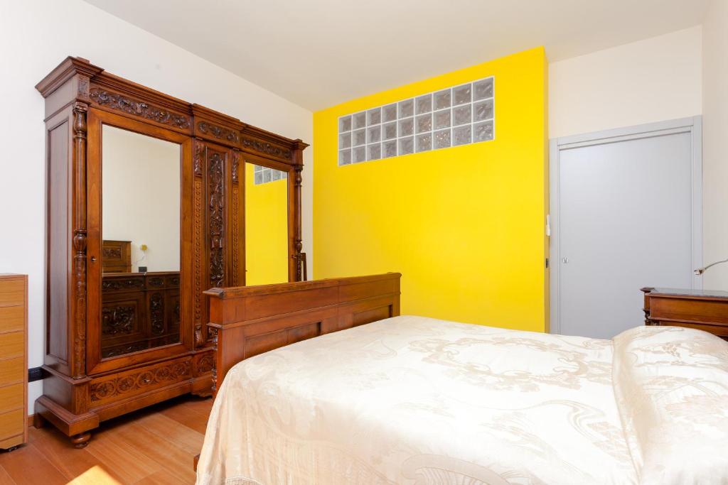 Posteľ alebo postele v izbe v ubytovaní Sorrento Central Flats