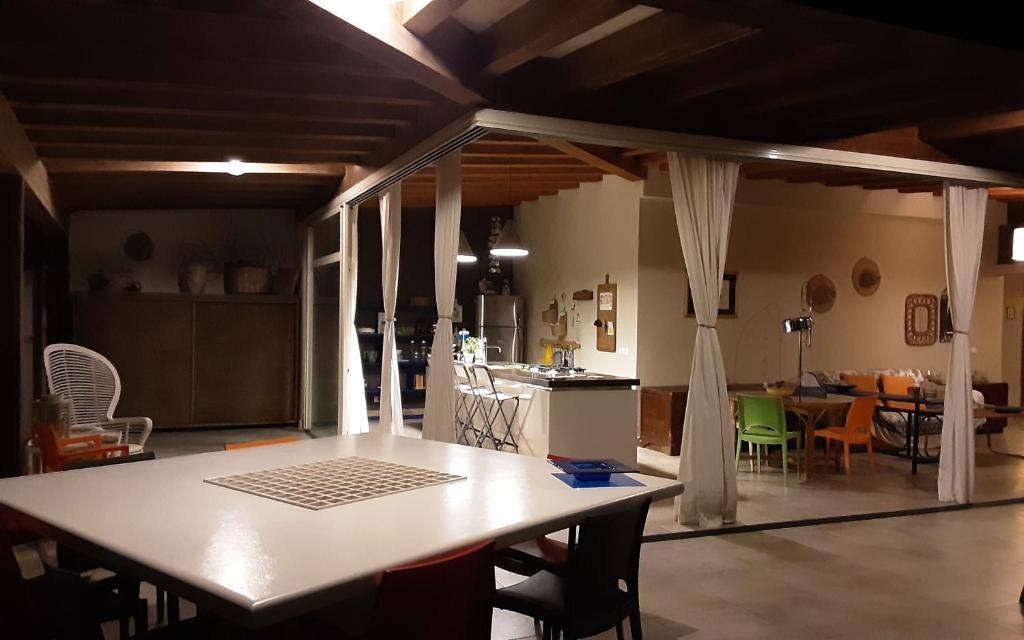 Posezení v ubytování Villa delle palme