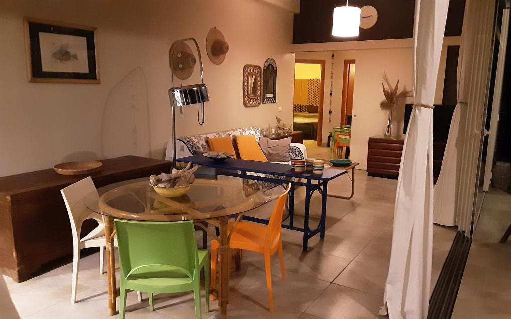 Posezení v ubytování Villa delle palme