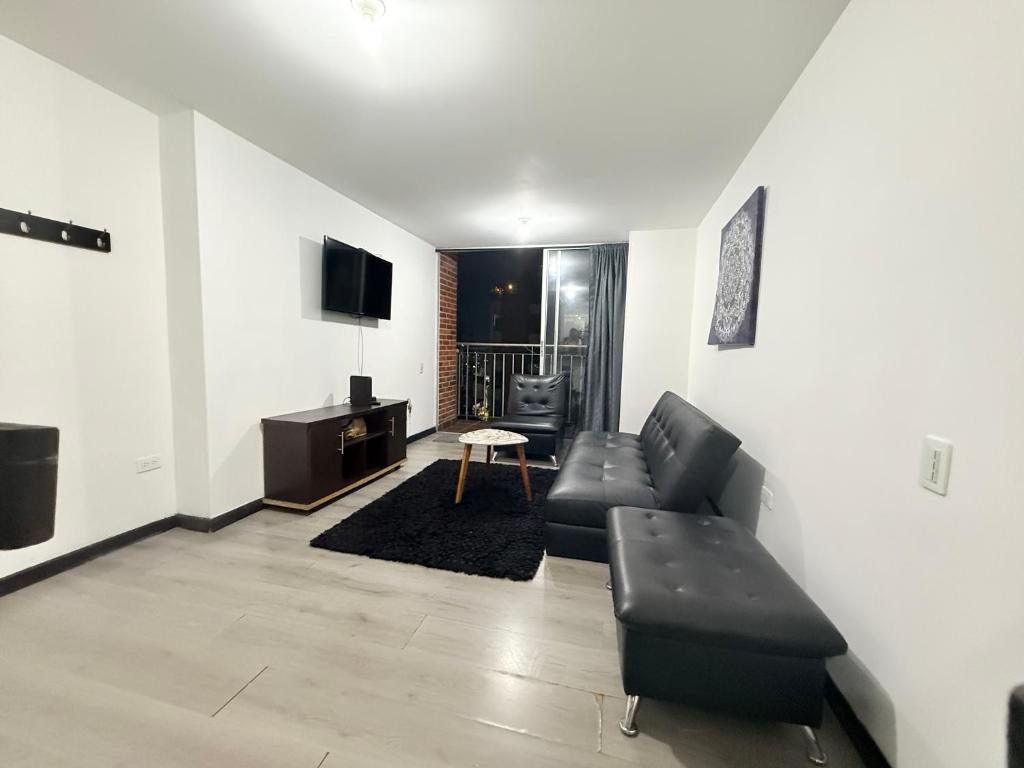 Khu vực ghế ngồi tại Apartamento nuevo Sotomayor dos alcobas