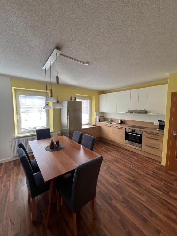 Kuchyň nebo kuchyňský kout v ubytování Eisenerz Alpine Apartement RoSy