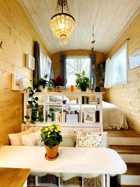 Area soggiorno di Tiny House Südschwarzwald