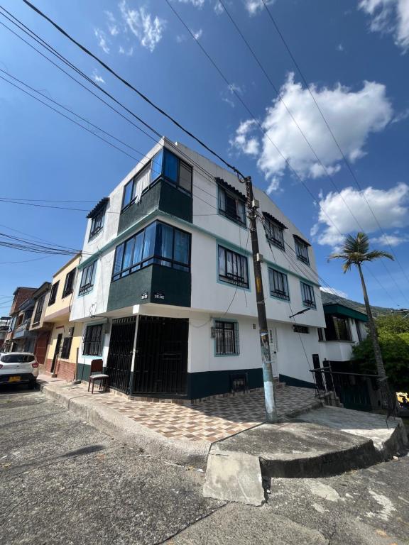 Bygningen som lejligheden ligger i