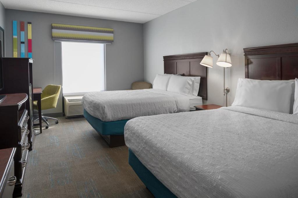 Postel nebo postele na pokoji v ubytování Hampton Inn Rochester - Irondequoit