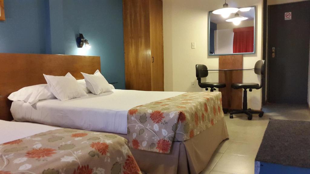 Krevet ili kreveti u jedinici u okviru objekta Hotel Amalfi