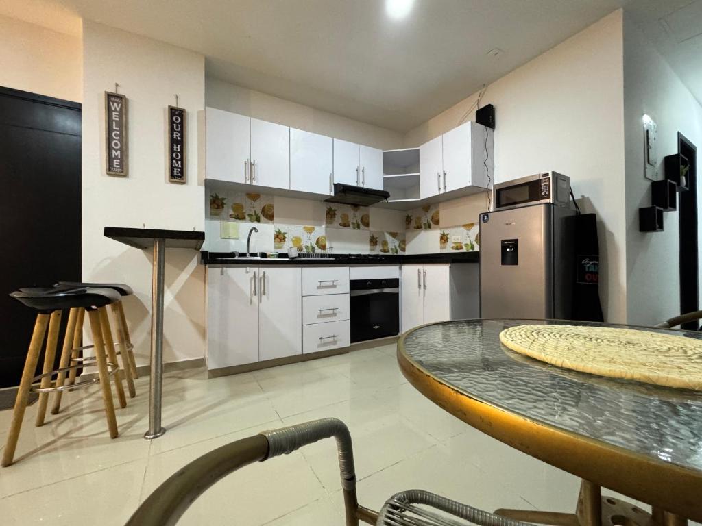 Kuchyň nebo kuchyňský kout v ubytování Hermoso Apartamento en la mejor zona de Montería