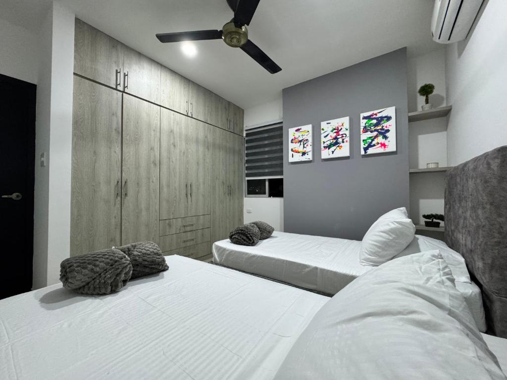Postel nebo postele na pokoji v ubytování Hermoso Apartamento en la mejor zona de Montería