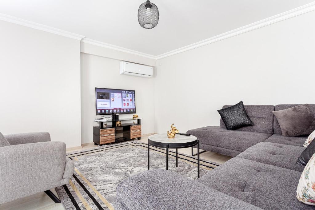 Posezení v ubytování Charming Spacious 4 Big rooms with Sweet king beds