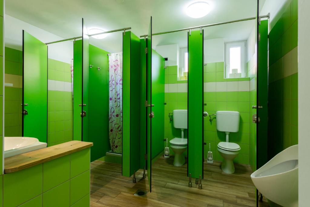 Koupelna v ubytování Yapka Rooms