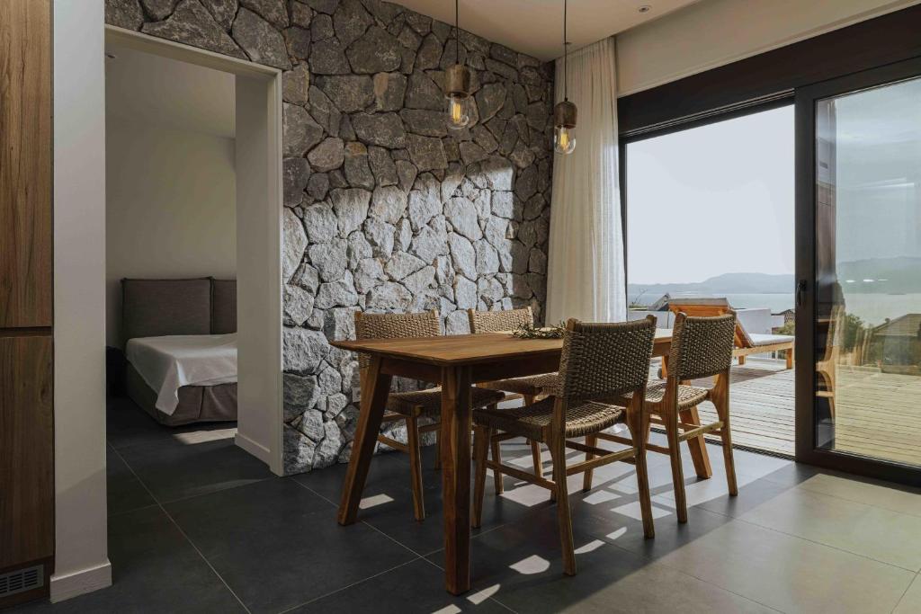 A seating area at Villa Pelagia