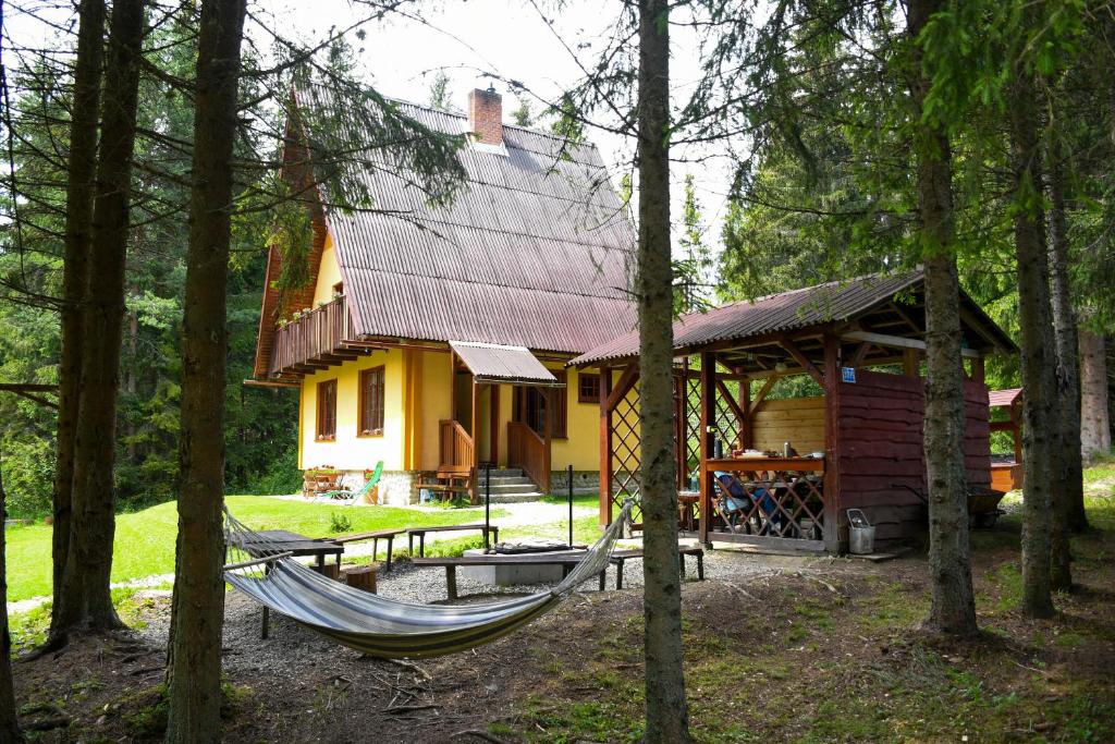 Zahrada ubytování Chata Slávka