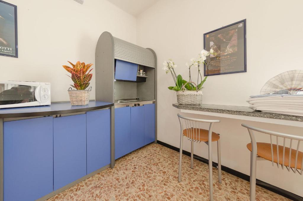 Kuchyň nebo kuchyňský kout v ubytování Residenza Adelaide