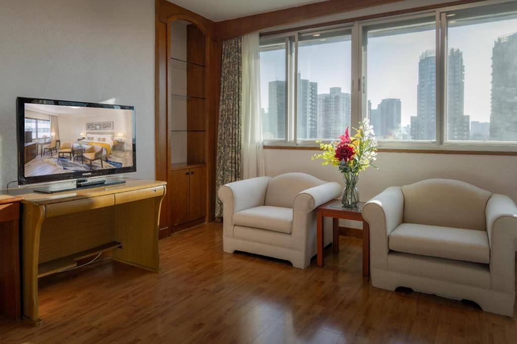 Fotografia z galérie ubytovania Beijing Lido Serviced Residence Fangyuan West Road Branch v Pekingu