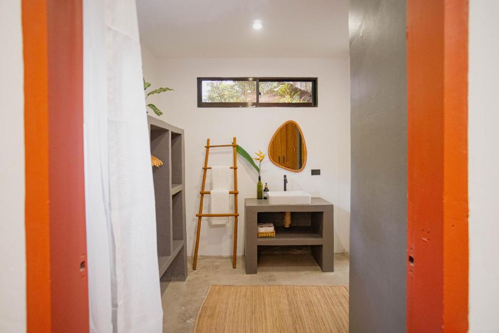 Postel nebo postele na pokoji v ubytování Studio Giliw
