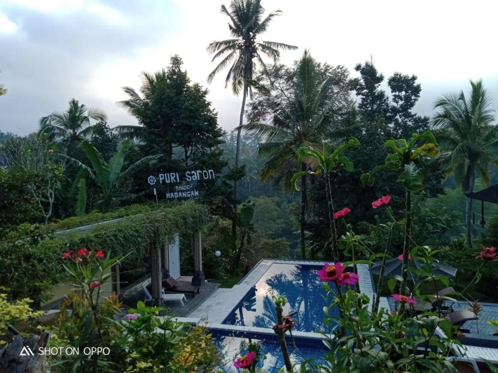 Bazén v ubytování Puri Saron Hotel Madangan - Gianyar nebo v jeho okolí