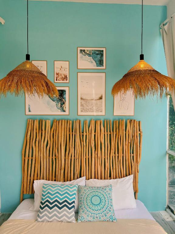 Giường trong phòng chung tại Chon's Dock Homestay &amp; House Lease