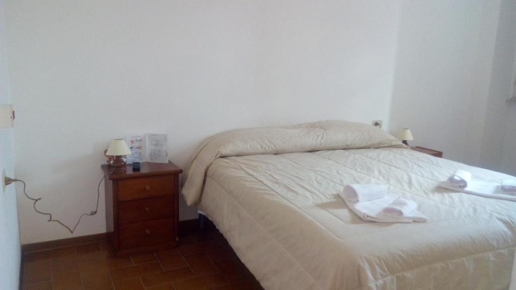 Postel nebo postele na pokoji v ubytování Hotel Piccola Firenze