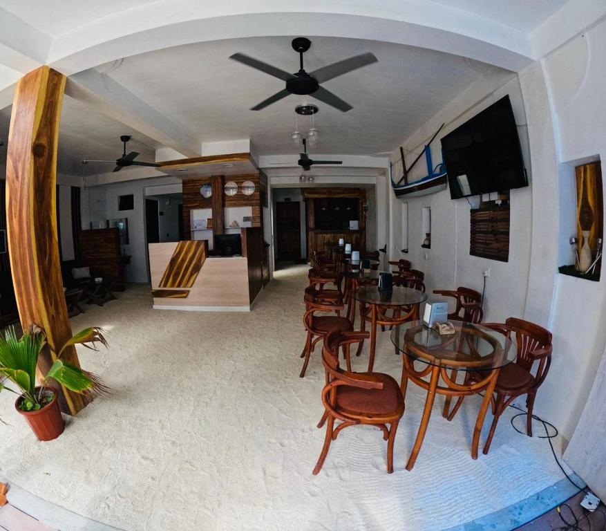 TV a/nebo společenská místnost v ubytování The Turtle Hive Maldives - Velaa Vani Dhiffushi