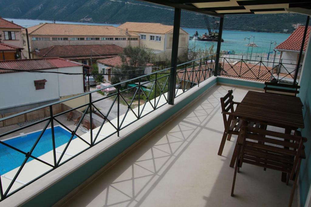 Balkón nebo terasa v ubytování Vassiliki Bay Hotel