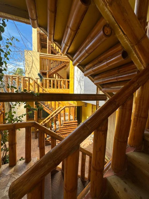 Balkón nebo terasa v ubytování Hostal Bambumar